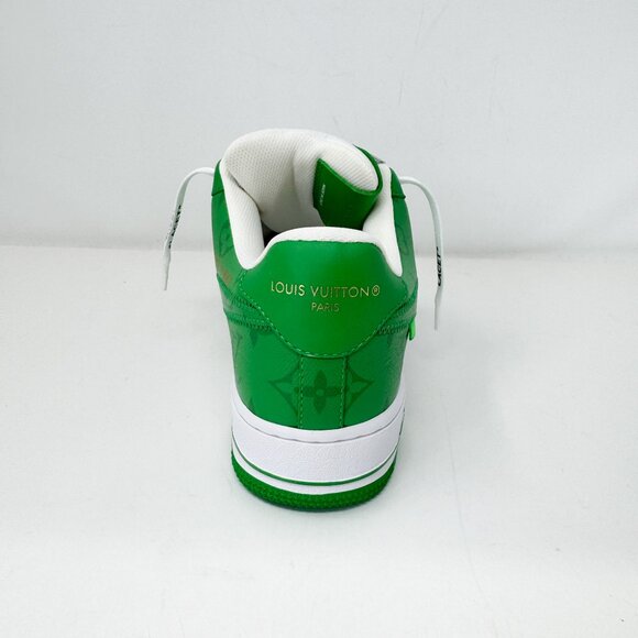Louis Vuitton Air Force 1 Nike  By Virgil Abloh White Green - Picture 5 of 7